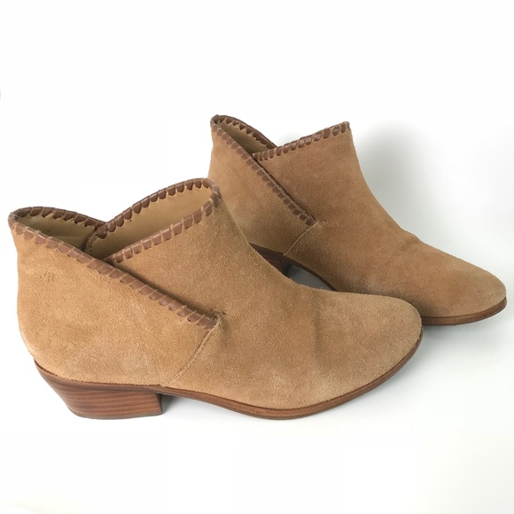 Jack Rogers Sadie Suede Ankle Boots 